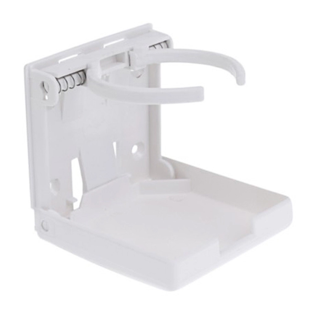 Folding Drink Holder Plastic White