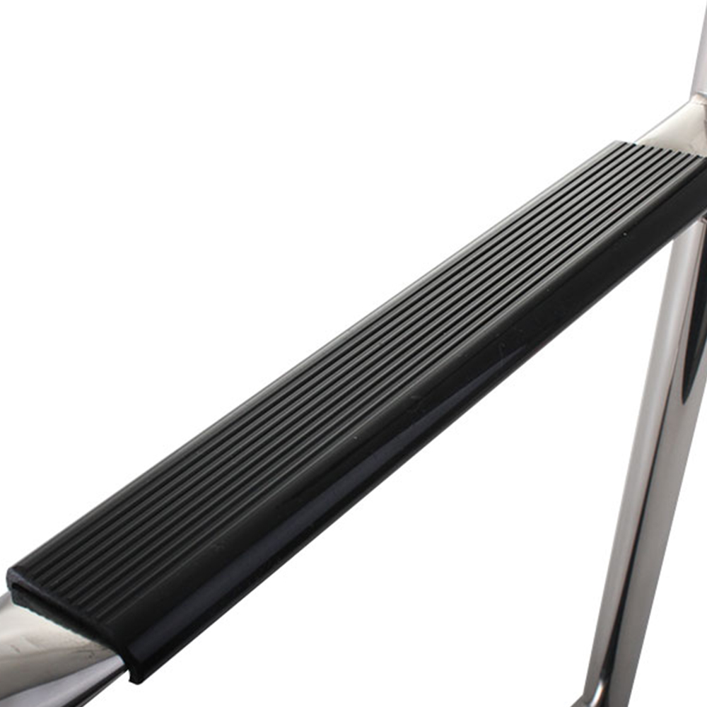 Folding Telescopic 3-Step Boat Boarding Ladder 88cm