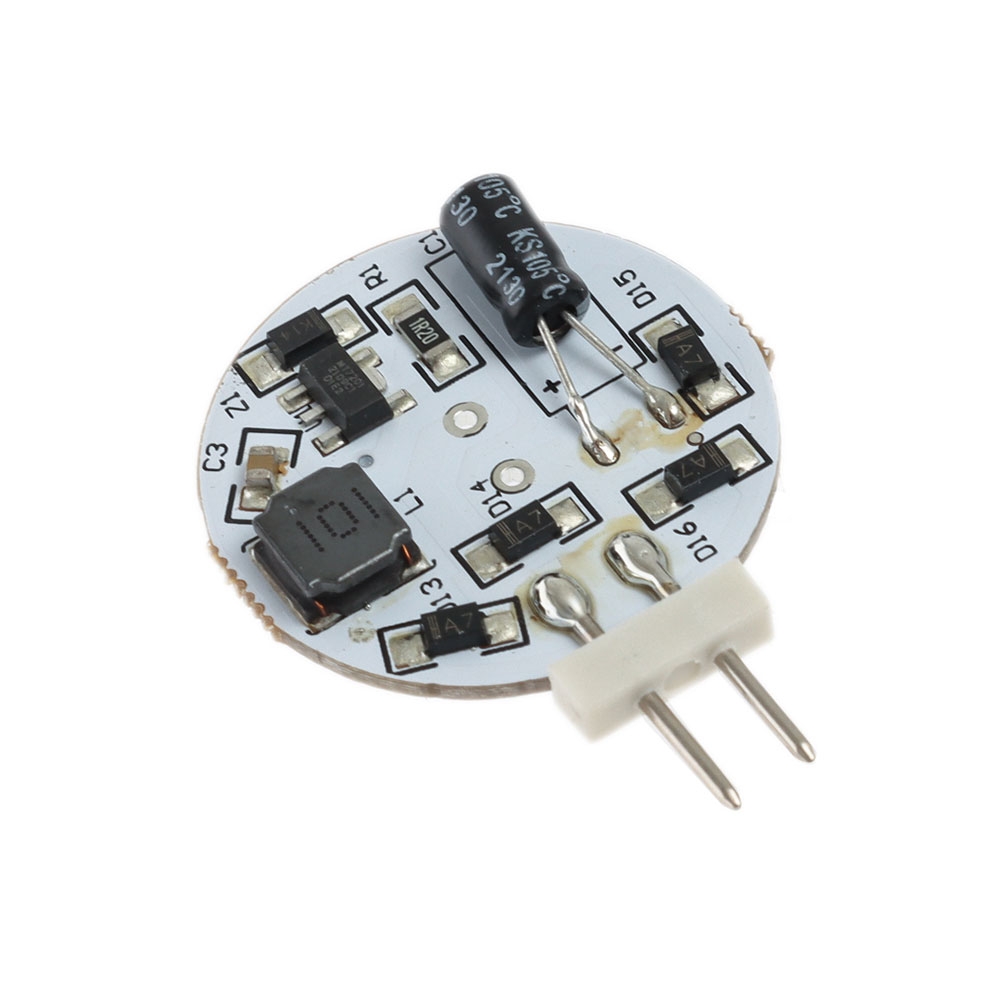 G4 Type 6 LED Bulb Warm White 10-30VDC 1W 100LM Side Pin