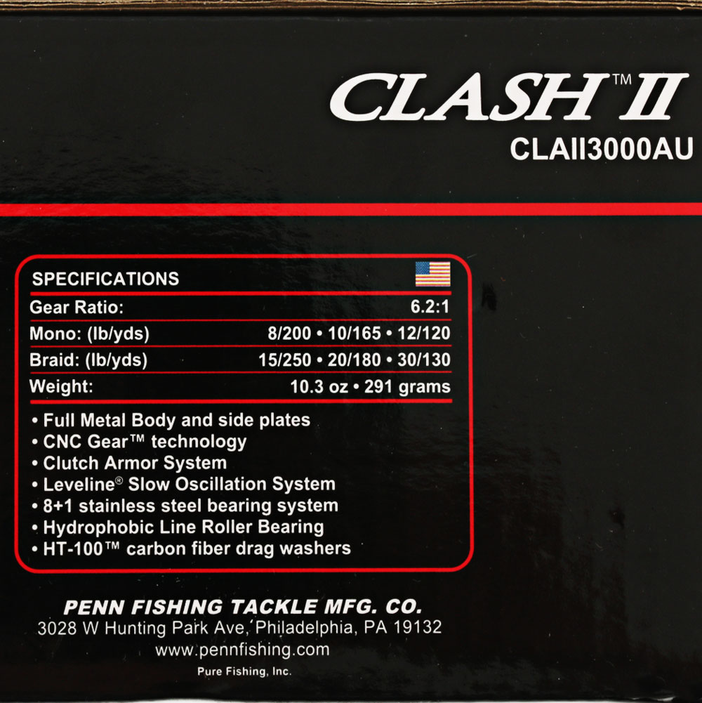 PENN Clash II 3000 Spinning Reel