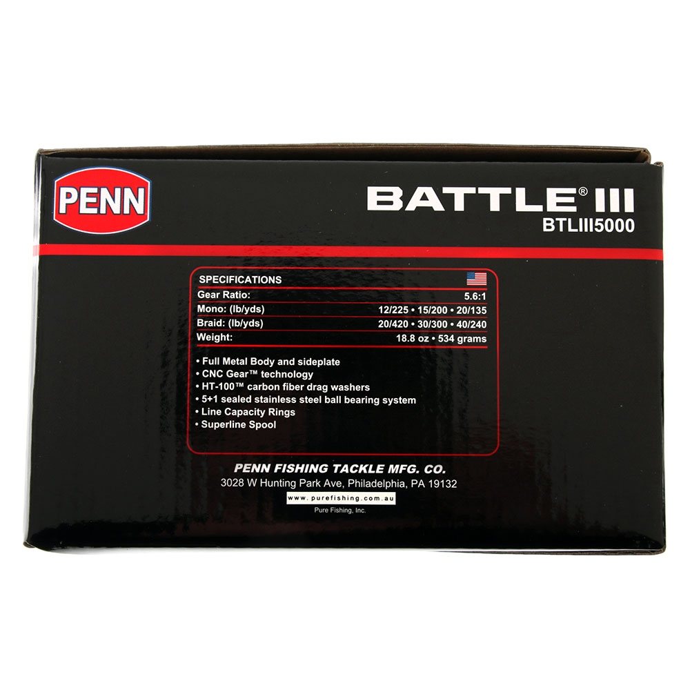 PENN Battle III 5000 Spinning Reel