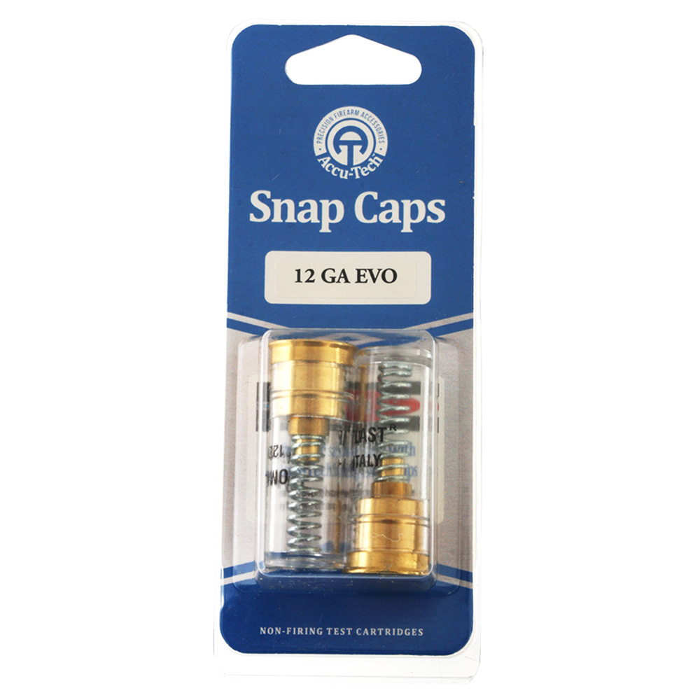 Accu-Tech Snap Caps Non-Firing Test Cartridge 12ga Evo Qty 2