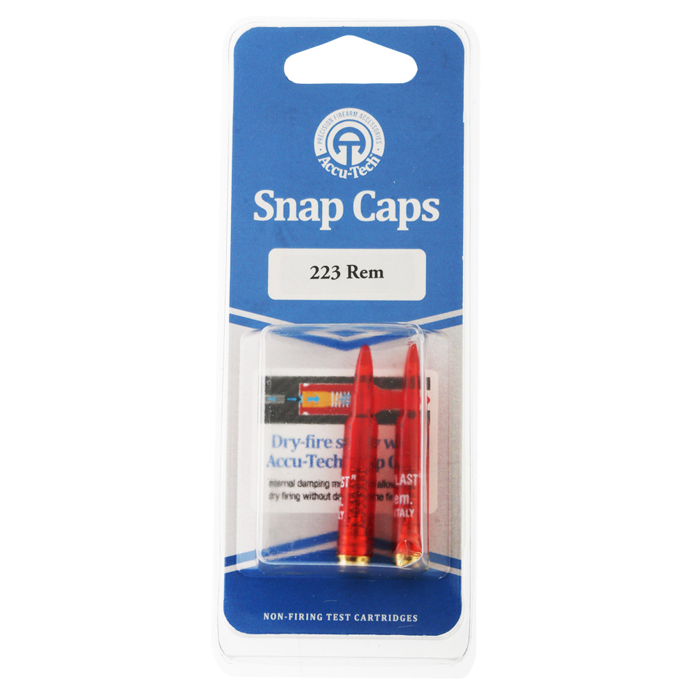 Accu-Tech Snap Caps Non-Firing Test Cartridge 223 Rem Qty 2