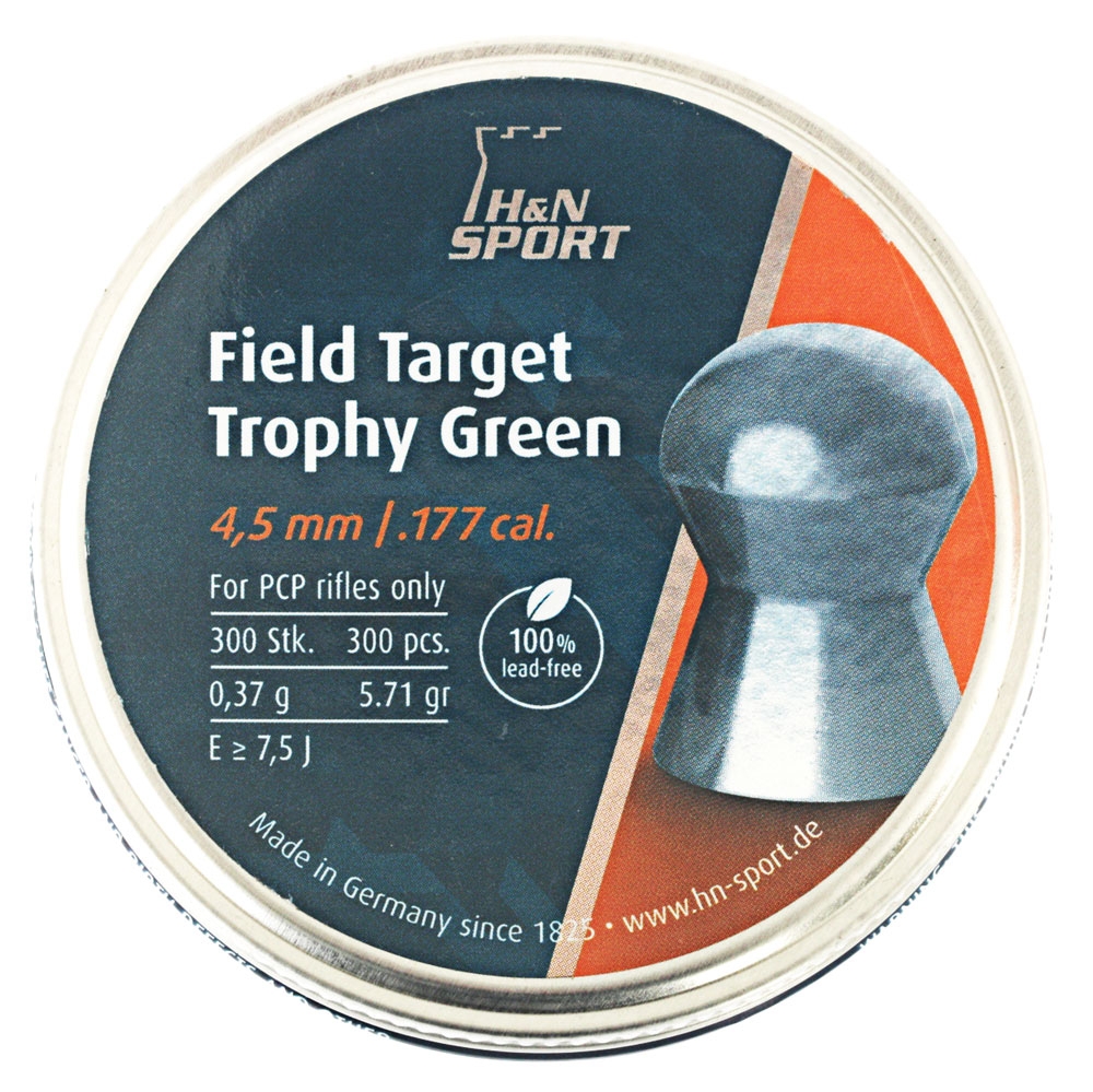 H&N .177 Field Target Trophy Green 300 Rounds