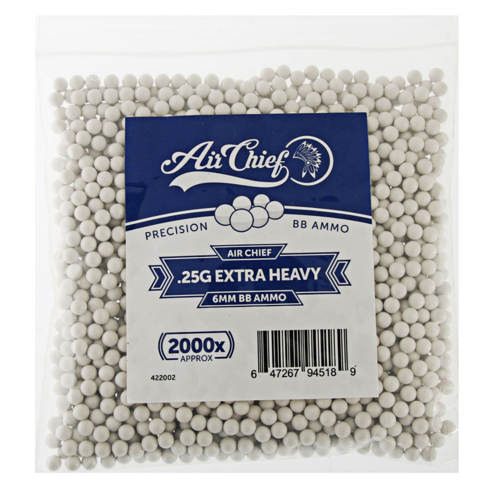 Air Chief Extra Heavy Airsoft BB Ammo 6mm .25g