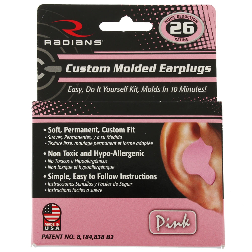 Radians Custom Moulded Earplugs Pink