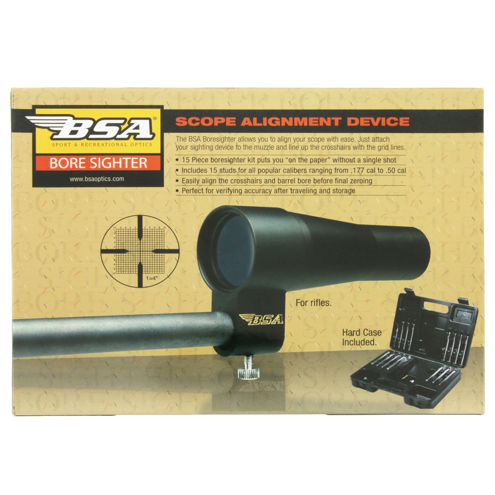 BSA Collimator Boresight Kit 177-50Cal 15pc