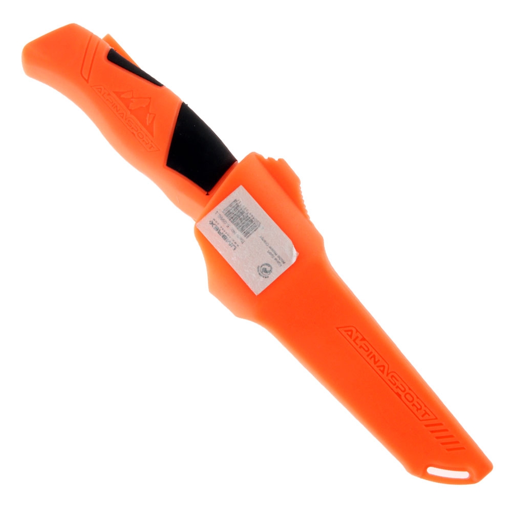 Alpina Sport Ancho Knife with Sheath 109mm Orange  