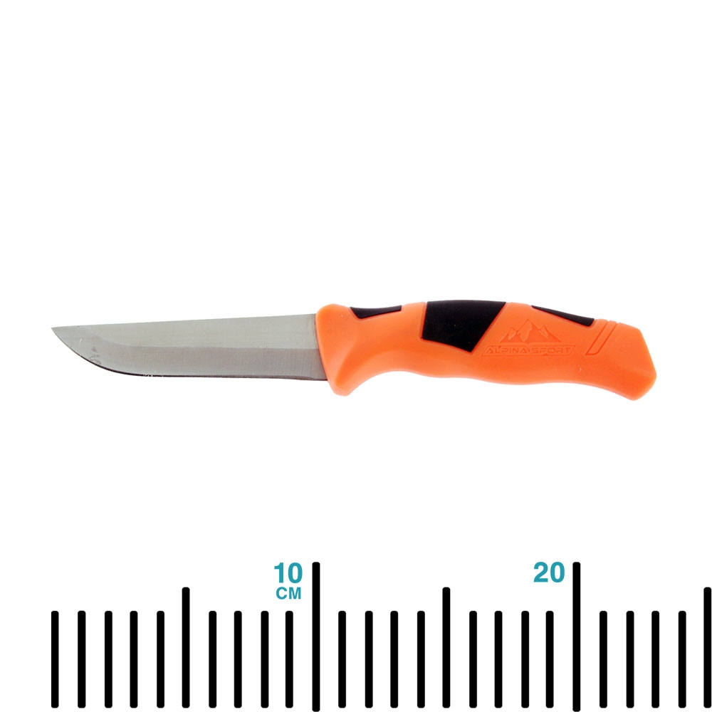 Alpina Sport Ancho Knife with Sheath 109mm Orange  