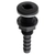 TruDesign Skin Fitting with Tail Black 13mm 1/2in BSP