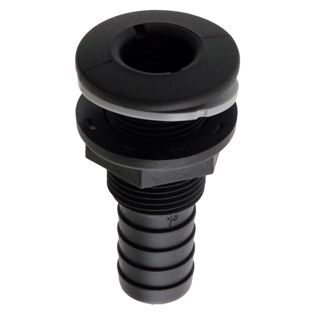 TruDesign Skin Fitting with Tail 25mm 1in BSP Black