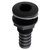 TruDesign Skin Fitting with Tail Black 25mm 1in BSP