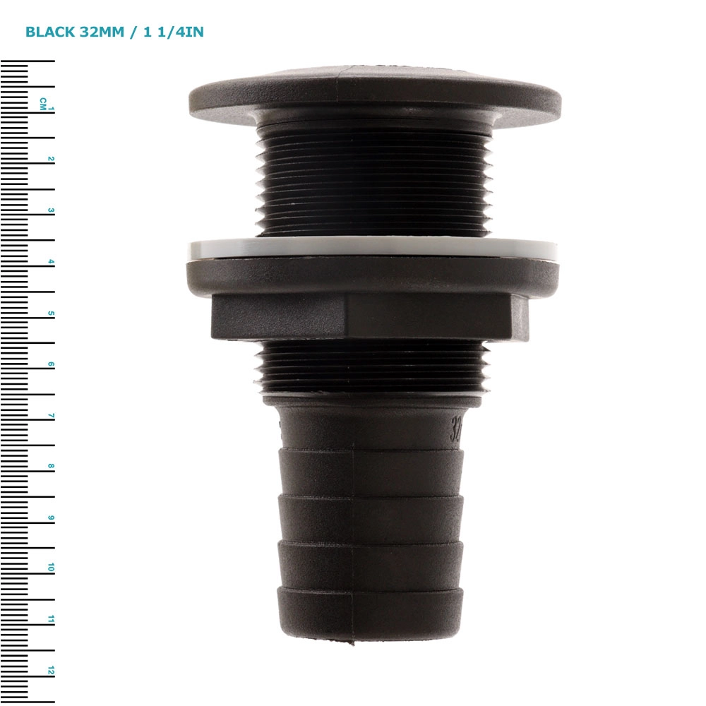 TruDesign Skin Fitting with Tail Black TruDesign Skin Fitting with Tail Black