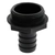 TruDesign Aquavalve Hose Tail 25mm BSP Black