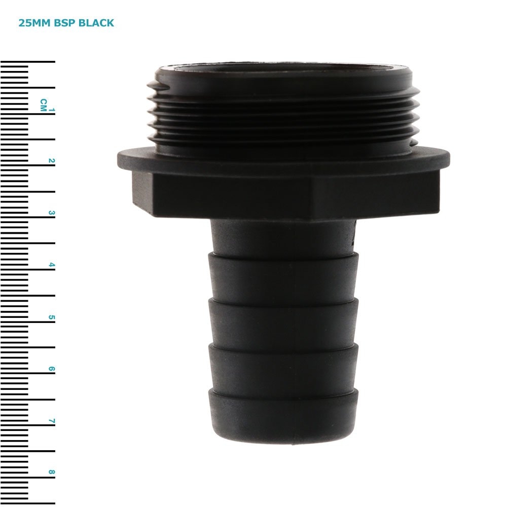 TruDesign Aquavalve Hose Tail Black