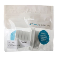 TruDesign Aquavalve Hose Tail 32mm BSP White Thumbnail TruDesign Aquavalve Hose Tail 32mm BSP White