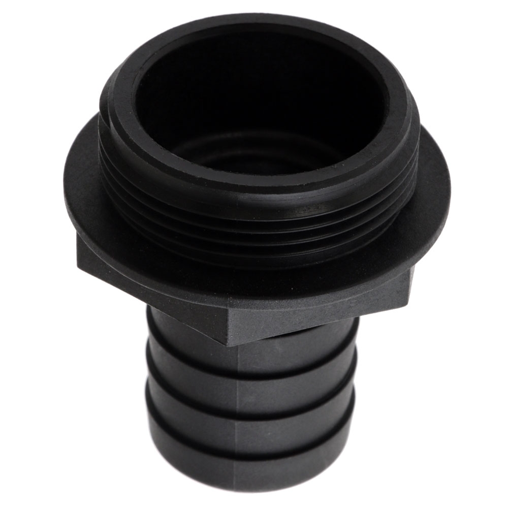 TruDesign Aquavalve Hose Tail 32mm BSP Black
