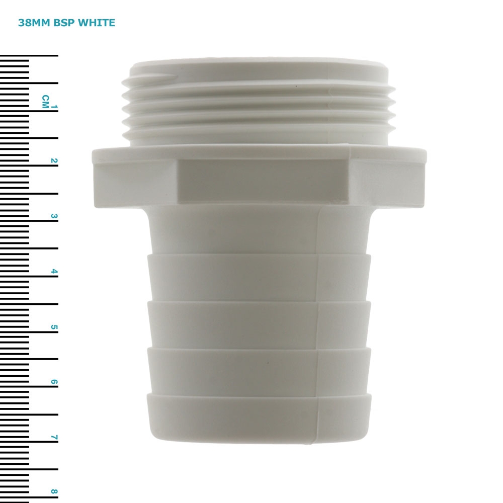 TruDesign Aquavalve Hose Tail White