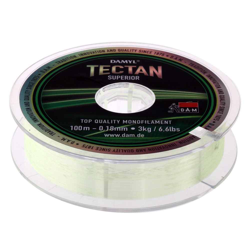 DAM Tectan Superior Monofilament Yellow Green 500m 0.18mm 6.6lb