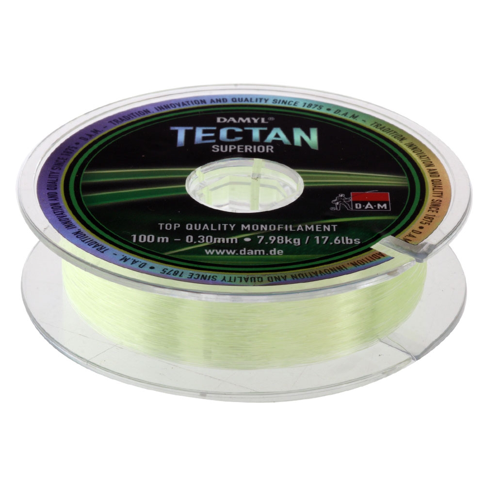 DAM Tectan Superior Monofilament Yellow Green 500m 0.30mm 17.6lb