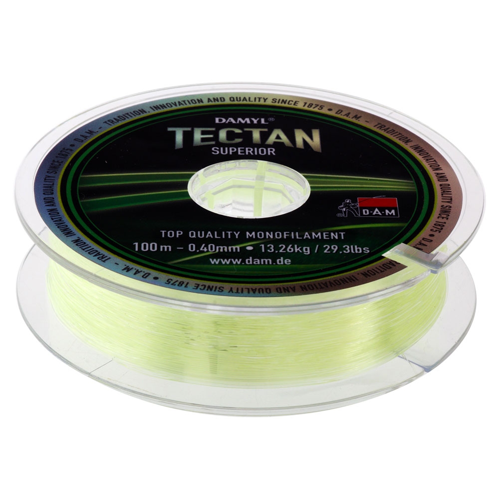 DAM Tectan Superior Monofilament Yellow Green 500m 0.40mm 29.3lb