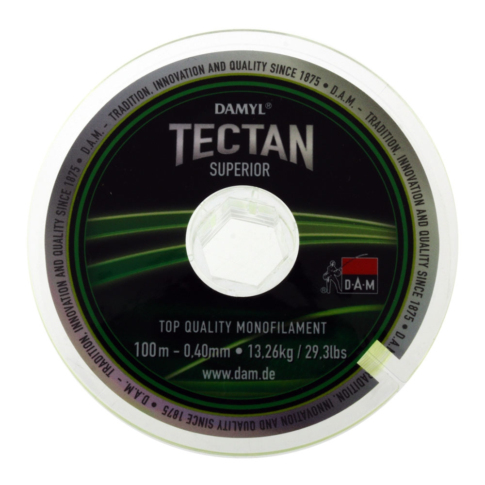 DAM Tectan Superior Monofilament Yellow Green 500m 0.40mm 29.3lb
