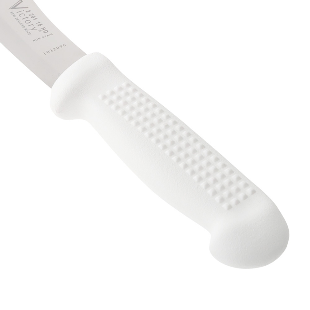 Victory 2/201 Hollow Ground Sheep Skinning Knife White Handle 15cm