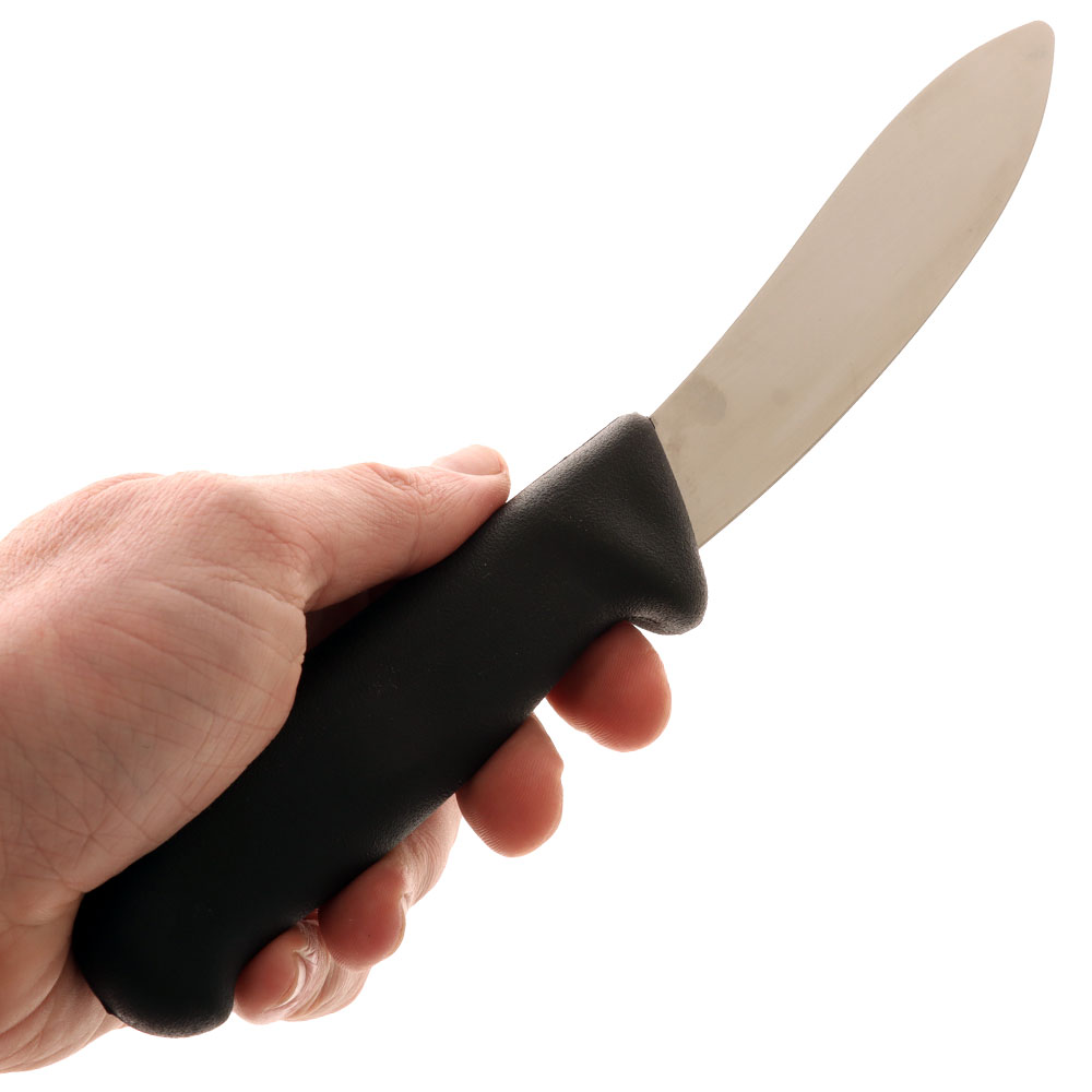 Victory 2/301 Round Tip Skinning Knife Black Handle 13cm