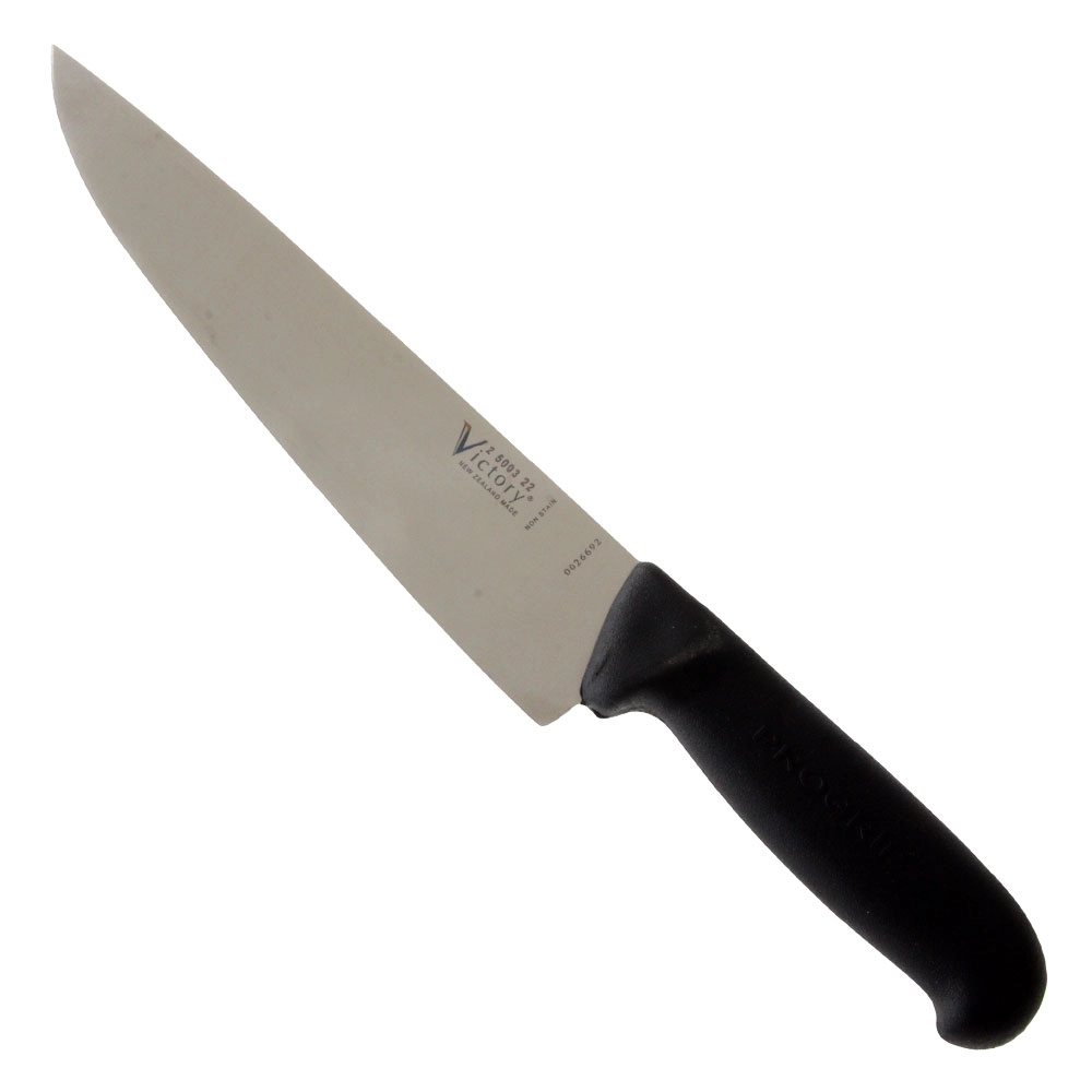 Victory 2/500 Chefs Knife Black Handle 22cm Victory 2/500 Chefs Knife Black Handle 22cm