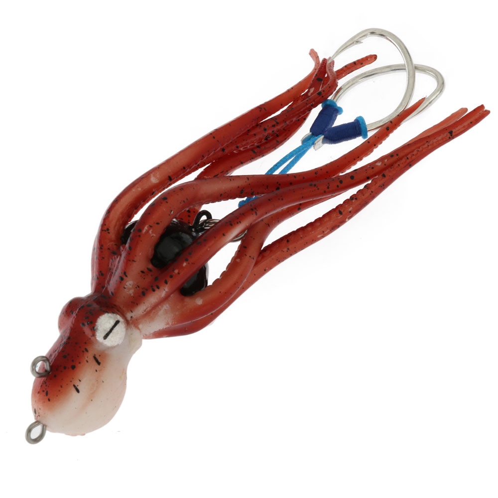 Mustad InkVader Octopus Soft Jig 80g Red