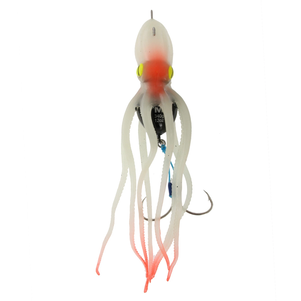 Mustad InkVader Octopus Soft Jig 200g Glow Mustad InkVader Octopus Soft Jig 200g Glow