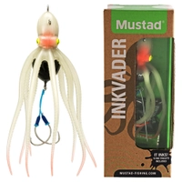 Mustad InkVader Octopus Soft Jig 200g Glow Thumbnail Mustad InkVader Octopus Soft Jig 200g Glow