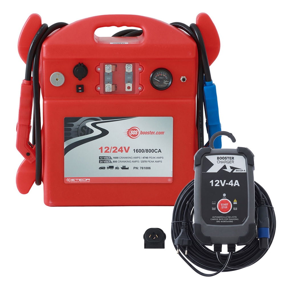 Schumacher SOS Jump Starter 12/24V 1600/800A