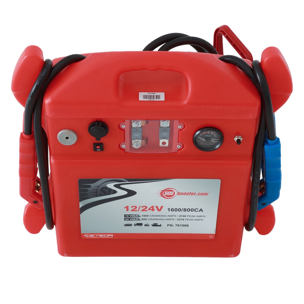 Schumacher SOS Jump Starter 12/24V 1600/800A