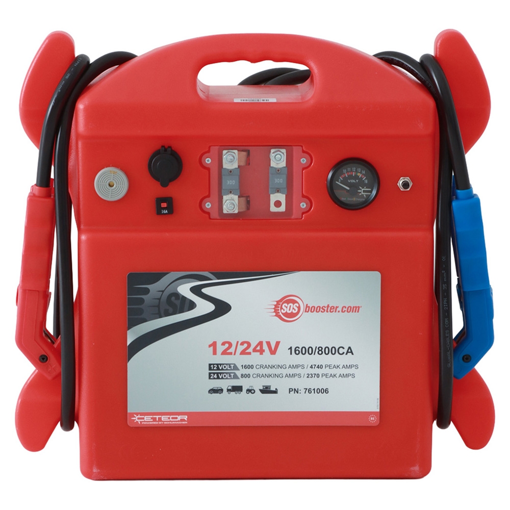 Schumacher SOS Jump Starter 12/24V 1600/800A