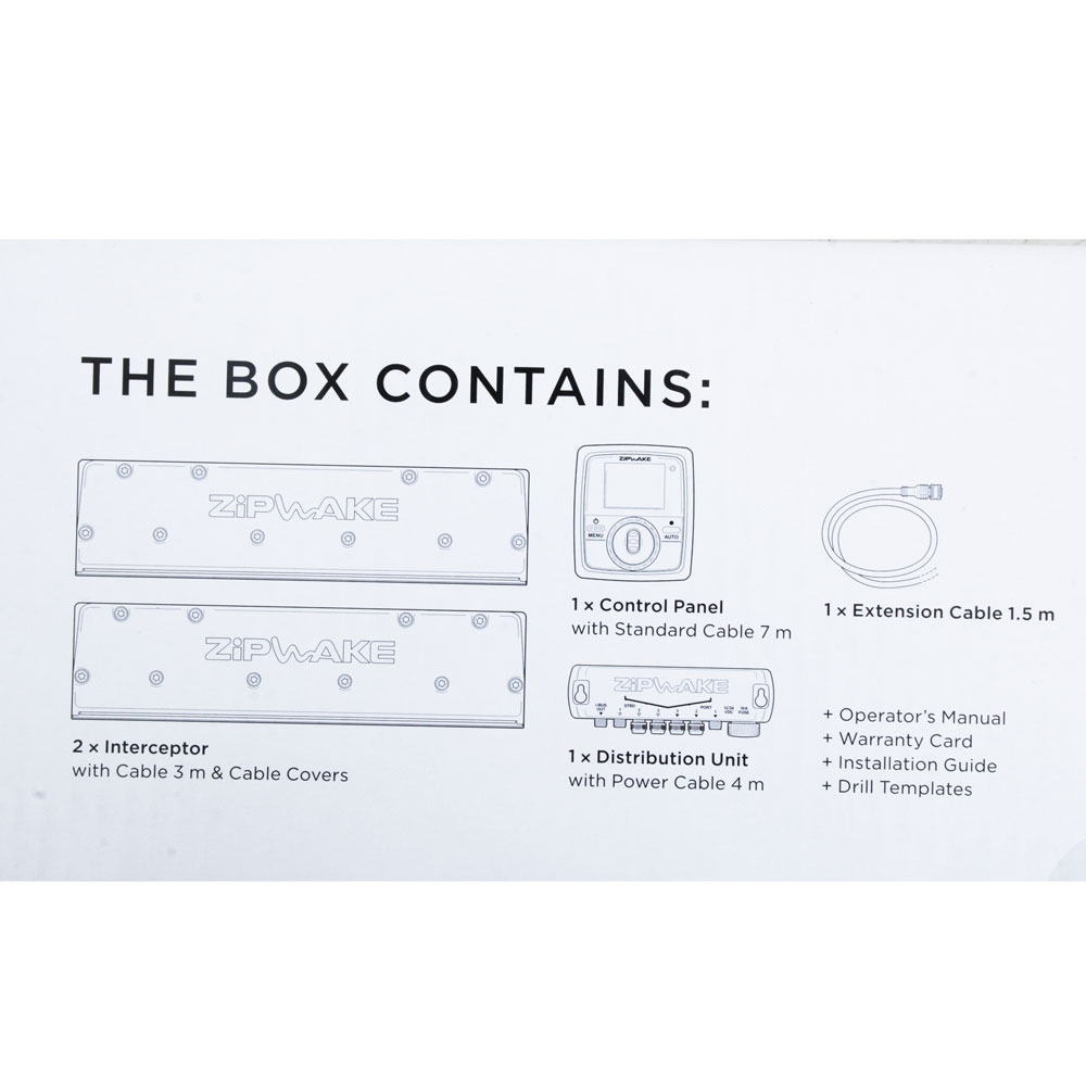 Zipwake Dynamic Series S 450 Trim Control System Chine Kit Box