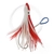 H2O Pro Weighted Trolling Feather Octopus 12cm 15g Red/White