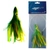 H2O Pro Weighted Trolling Feather Octopus 12cm 15g Green/Yellow