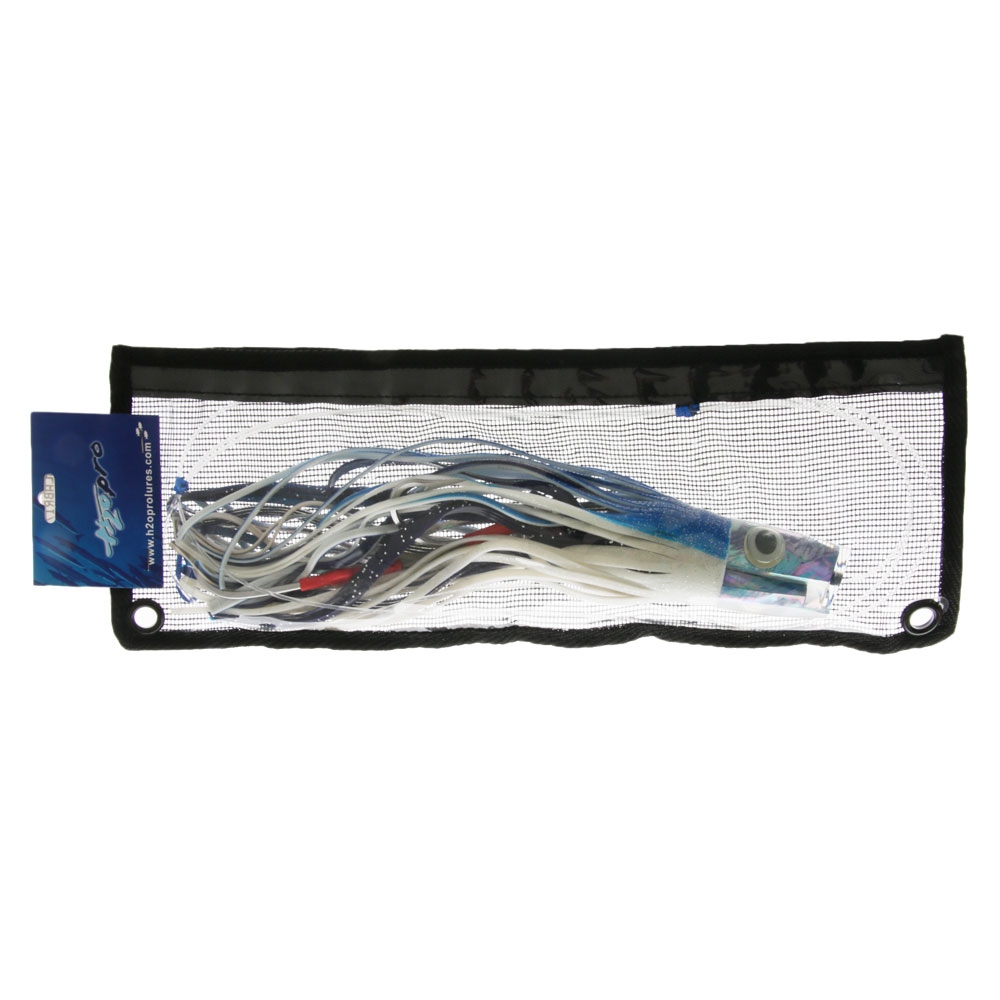 H2O Pro Katana Blue Abalone Heavy Rigged Game Lure 343mm Blue/White/Blue