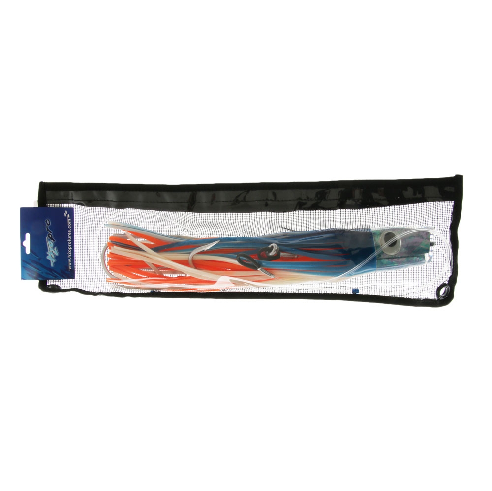 H2O Pro Katana Sumo Rigged Game Lure 36cm Blue Abalone Blue/White/Orange