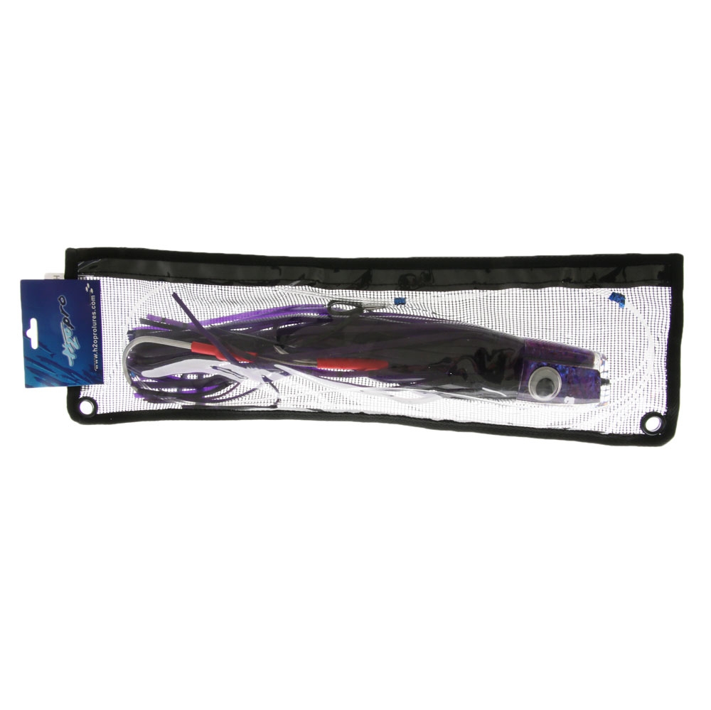 H2O Pro Katana Sumo Rigged Game Lure 36cm Purple Abalone Purple/Black/Purple