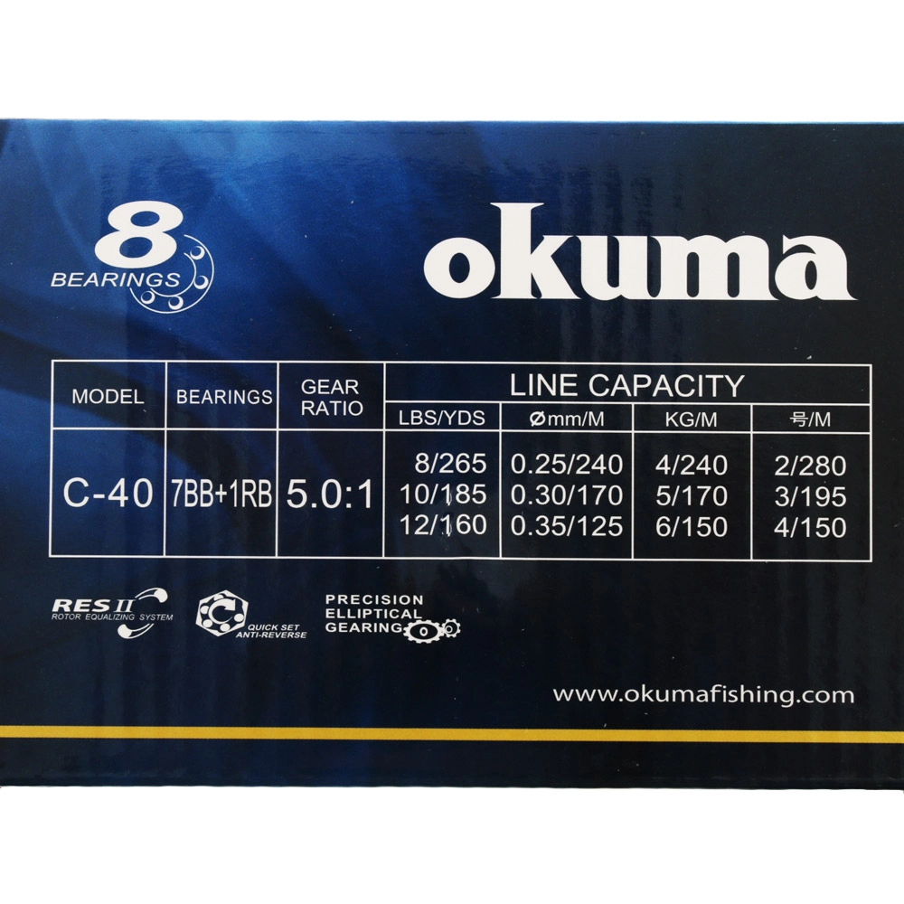 okuma ceymar 30 braid capacity the Ceymar ODT makes a statement on the water Buy Okuma Ceymar 40B Spinning