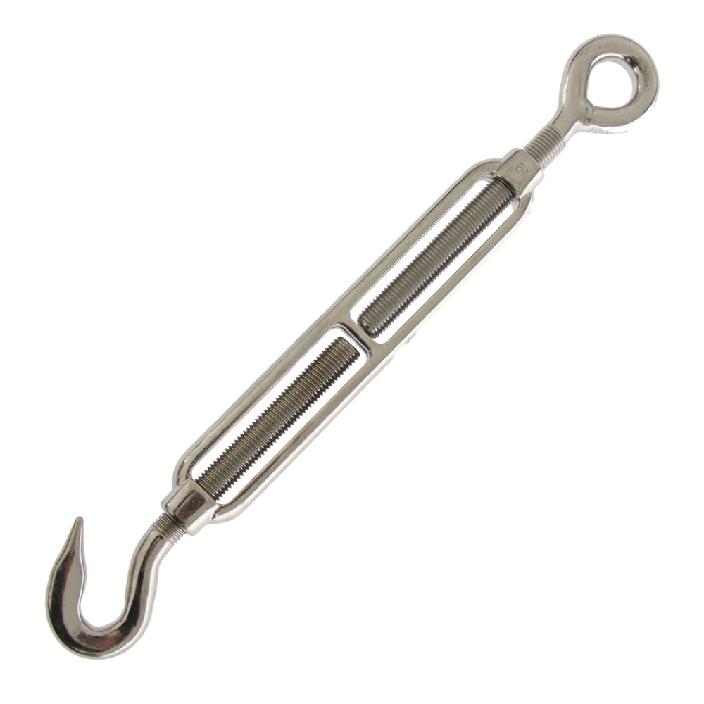 Stainless Steel Hook and Eye Turnbuckle 16mm