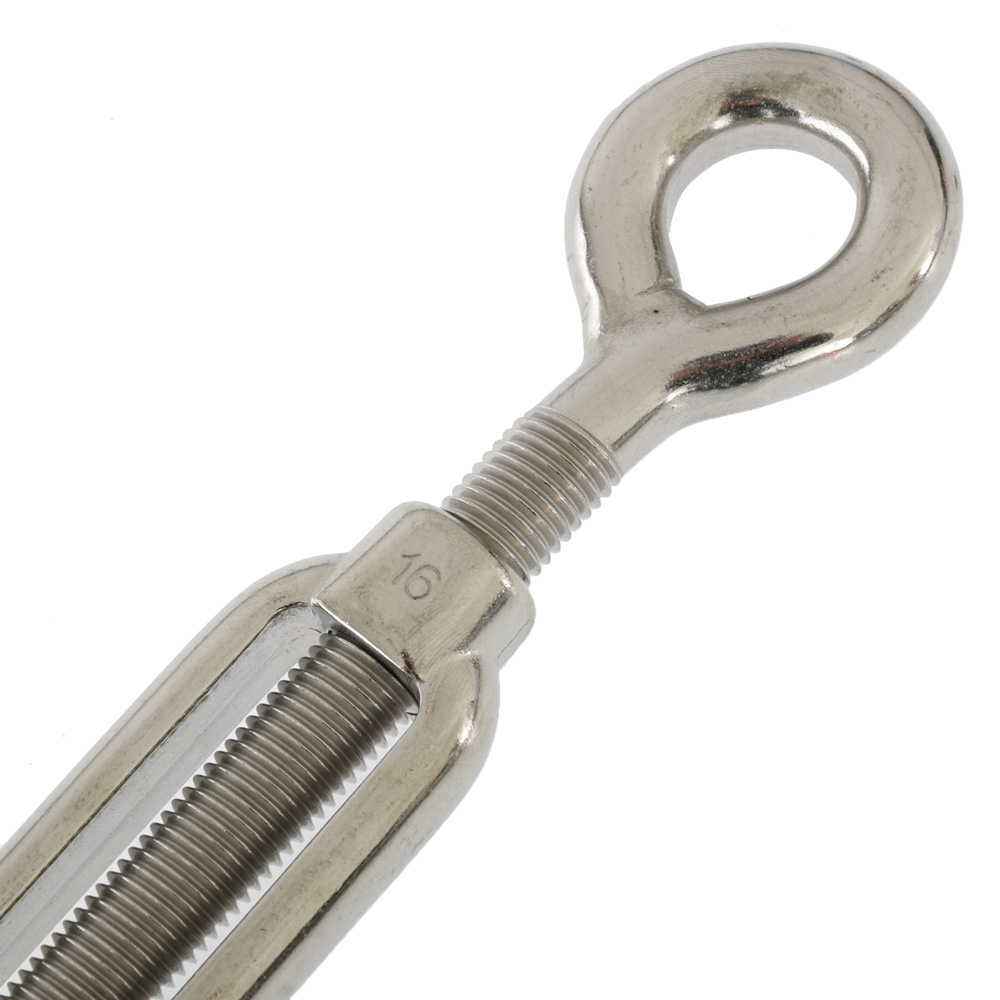Stainless Steel Hook and Eye Turnbuckle 16mm