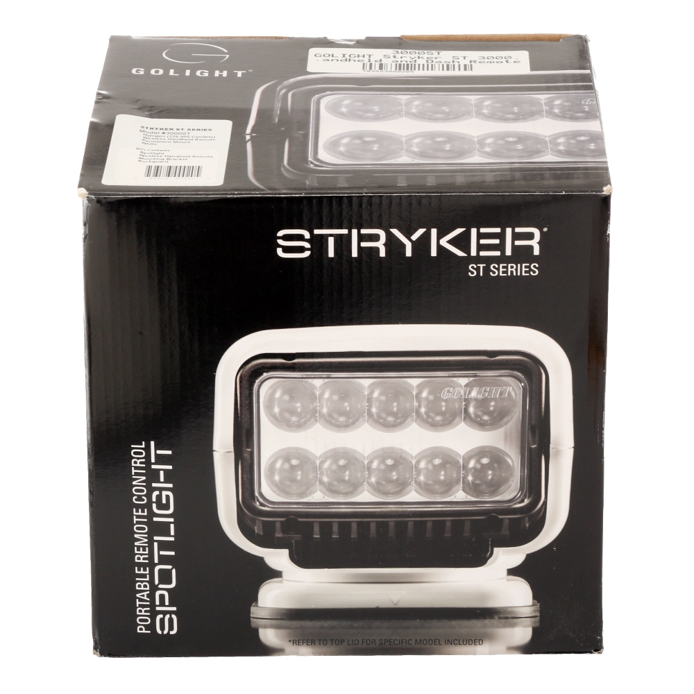 GOLIGHT Stryker ST 3000ST Halogen Spotlight with Wireless Remote 225000cd White
