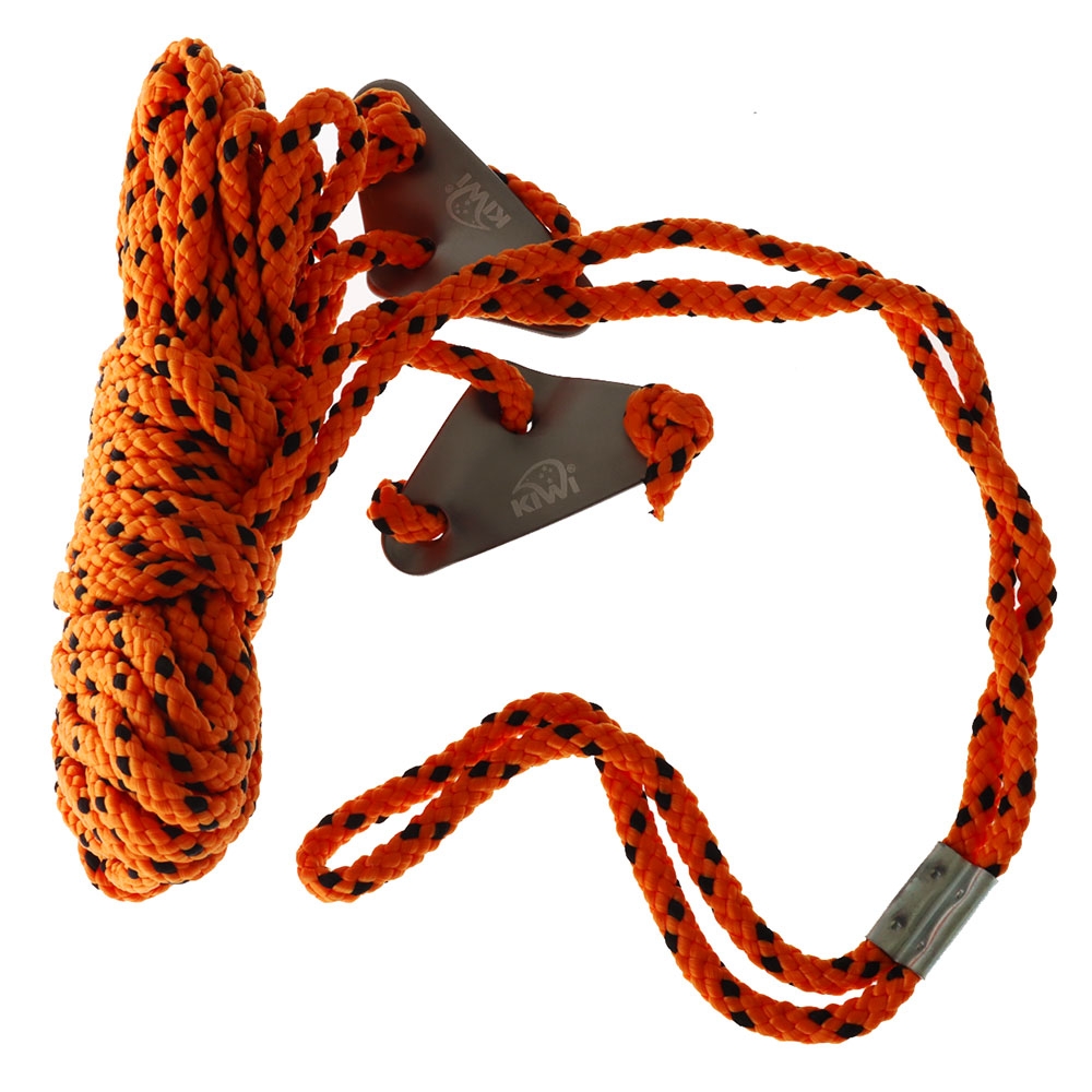 Kiwi Camping Guy Ropes Double V Heavy Duty with Alloy Tri-Tensioner Qty 2