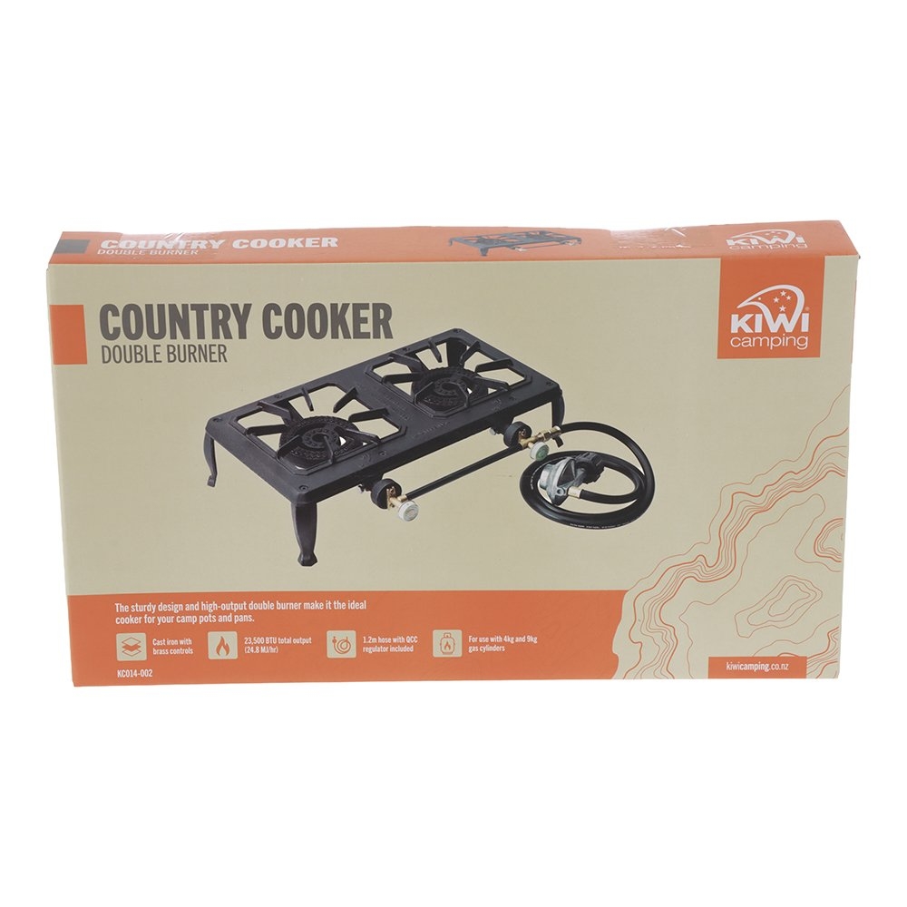 Kiwi Camping Double Burner Country Cooker