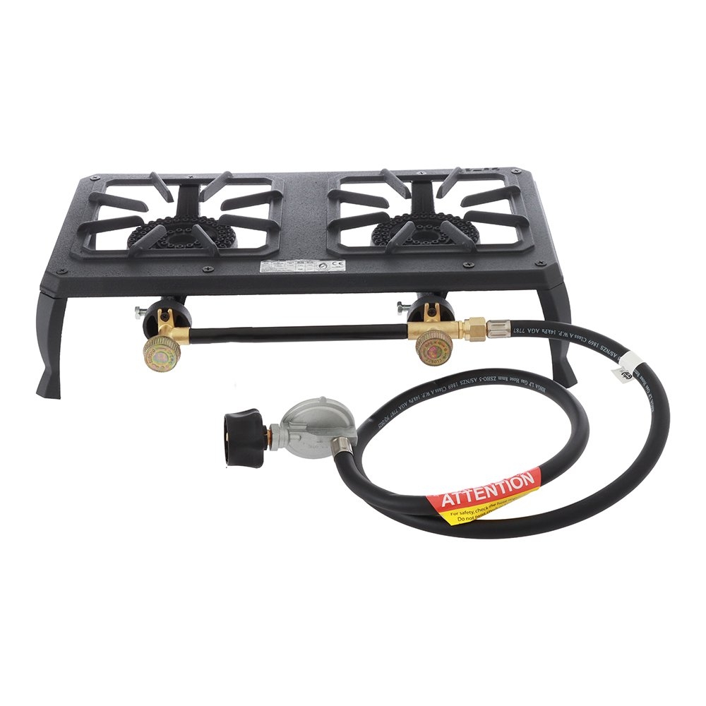 Kiwi Camping Double Burner Country Cooker