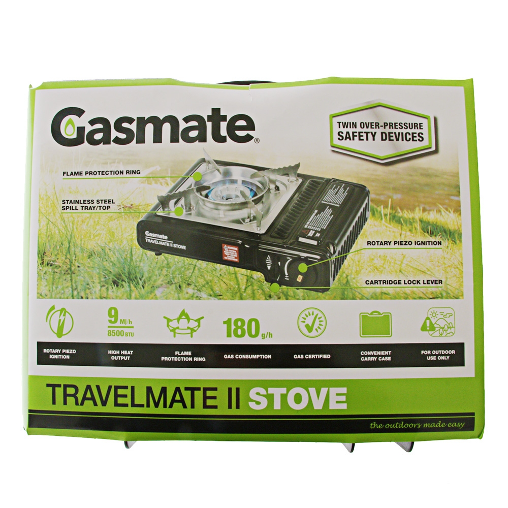 Gasmate Stainless Cook Top Butane Camping Stove