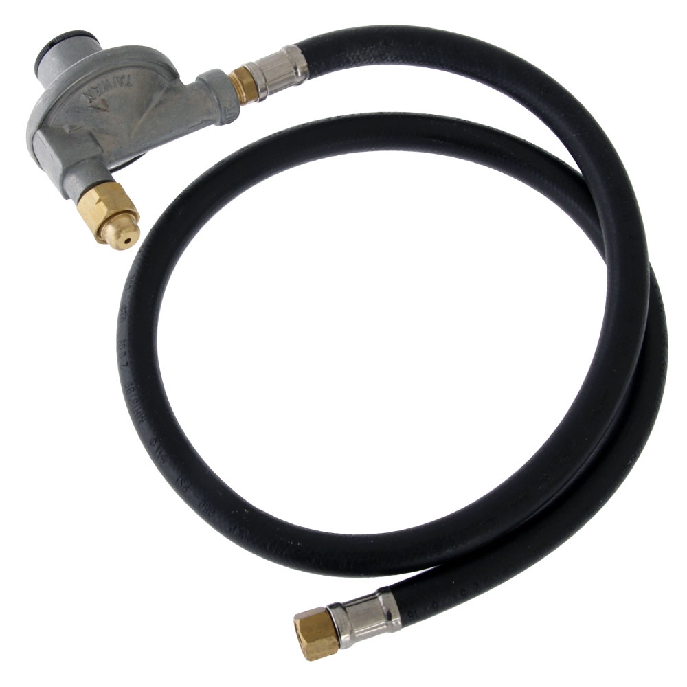 Gasmate 2kg 90deg LPG Camping Regulator 1.0m Hose